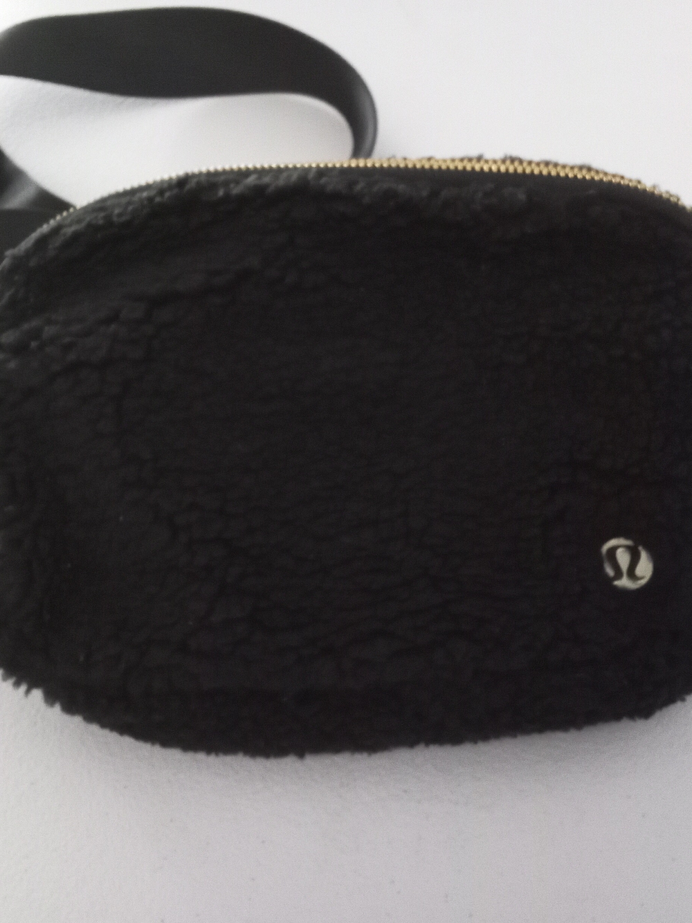 lululemon athletica Black Sherpa Crossbody Bag